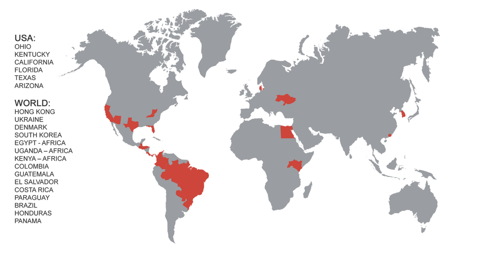 World Map for Anti-Virus Youth Education